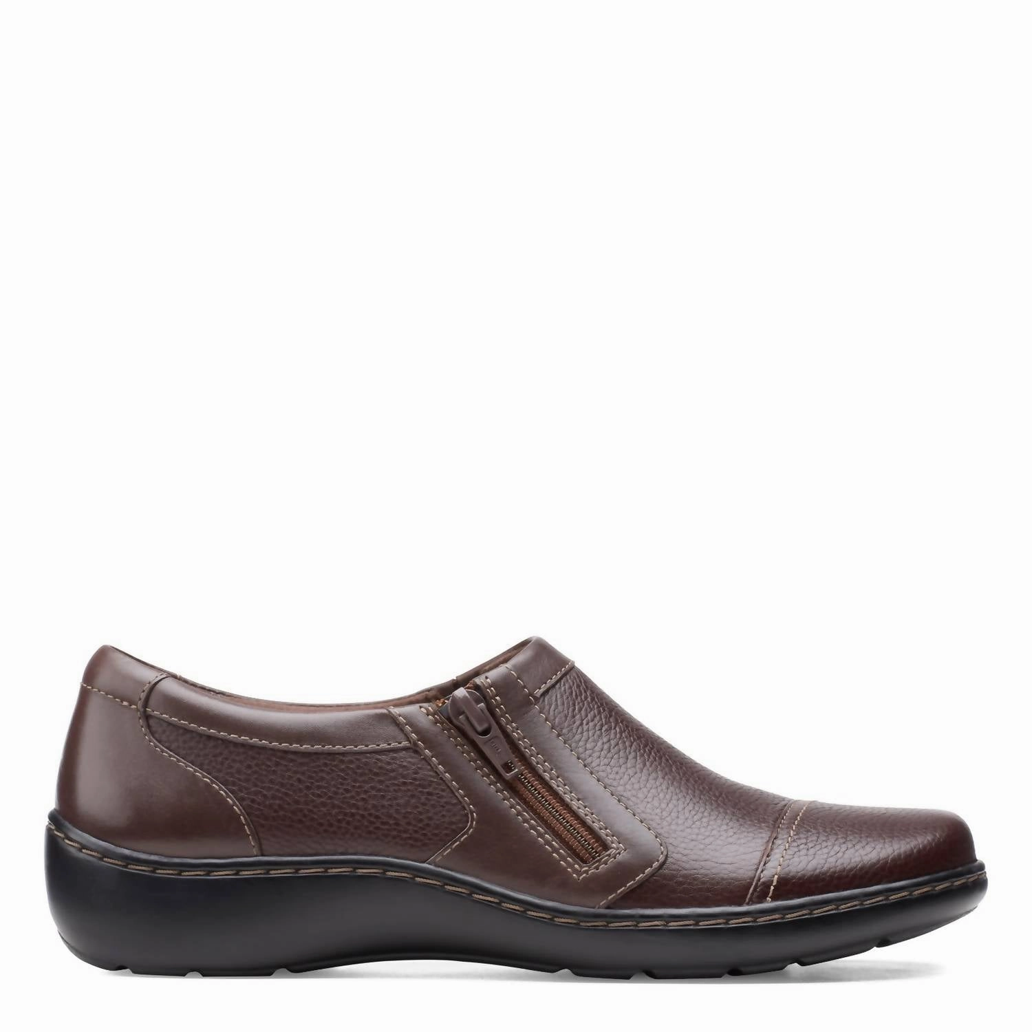 Sole Power Light Pace Women's Cora Giny Loafer In Dark Brown Tumbled