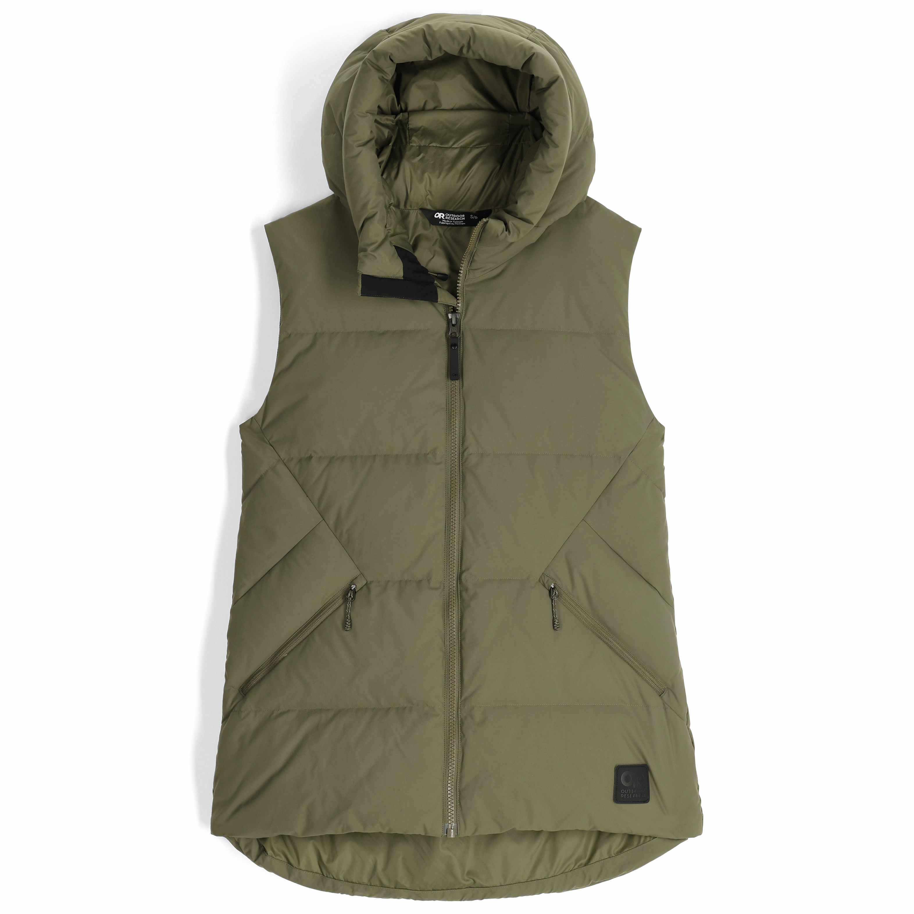 Women's Coze Hooded Down Vest Listen Score