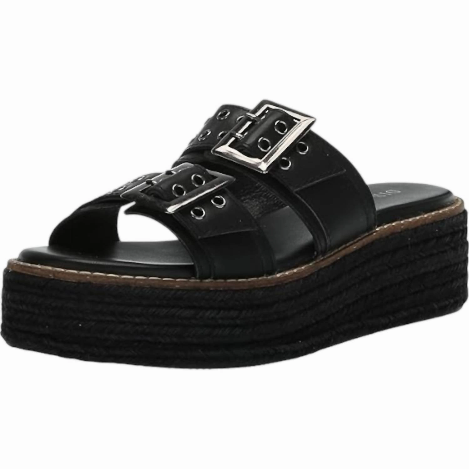 Every Step Women's Derby Sandals In Black