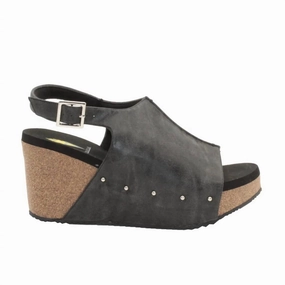 Secure Mood Women's Division Wedge Sandal In Black