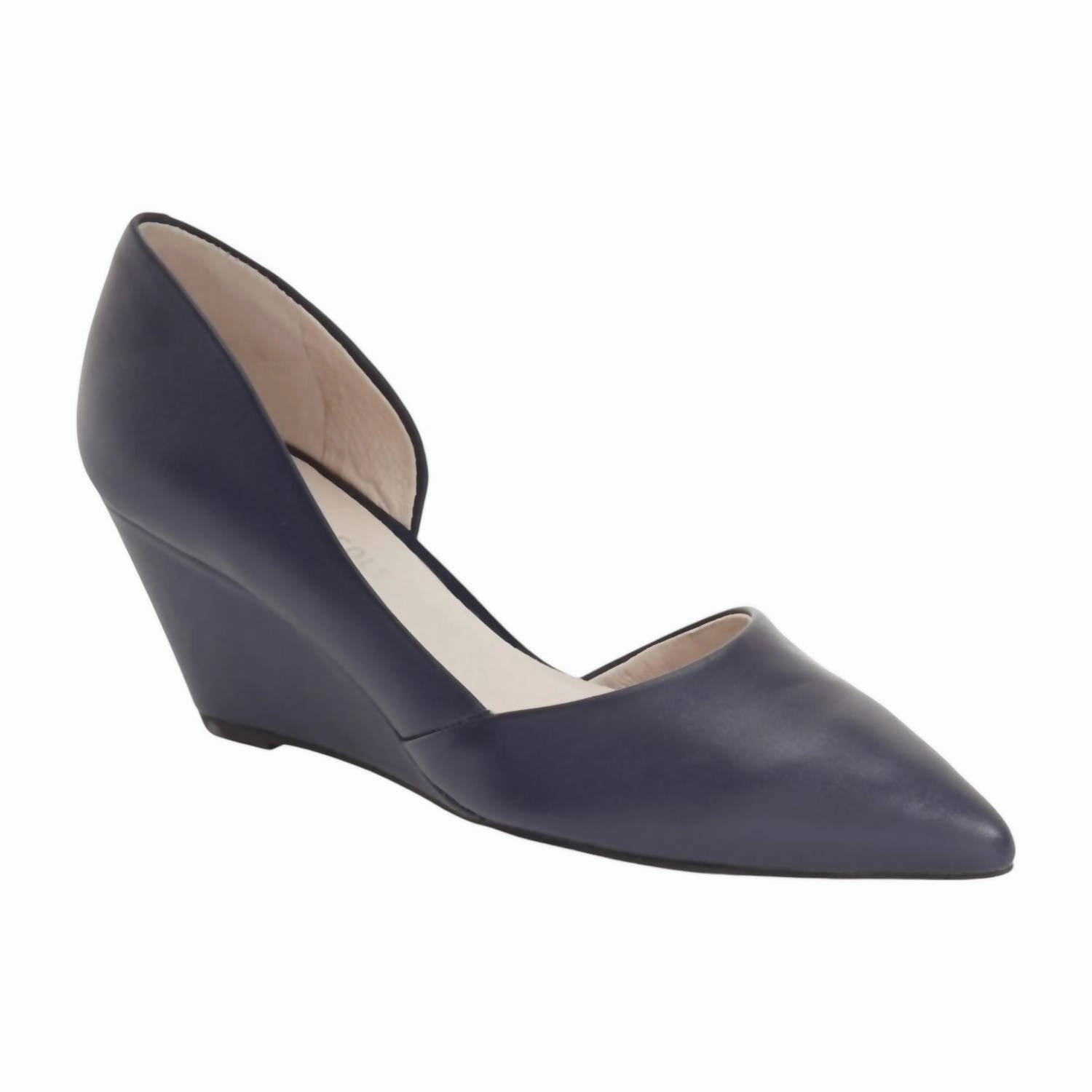 Women's Ellis Wedge Pumps In Navy Run Sole