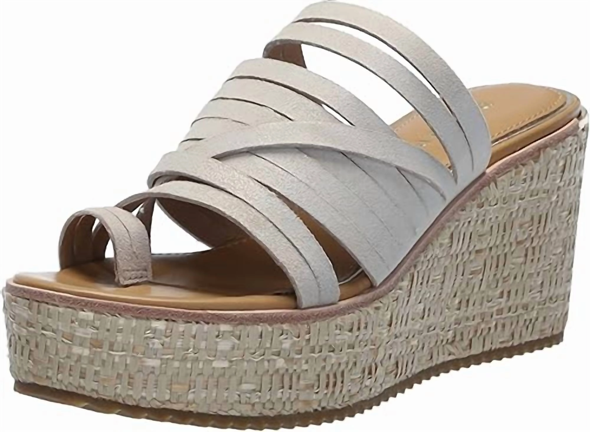 Secure fit Women's Ithaca Wedge Sandal In Platino
