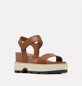 Women's Joanie Iv Strap Sandals In Velvet Tan Toe room City Step