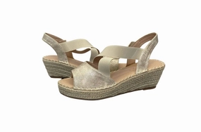 Women's Kimmie Wedge Sandals In Gold Classic Glam All Daystyle