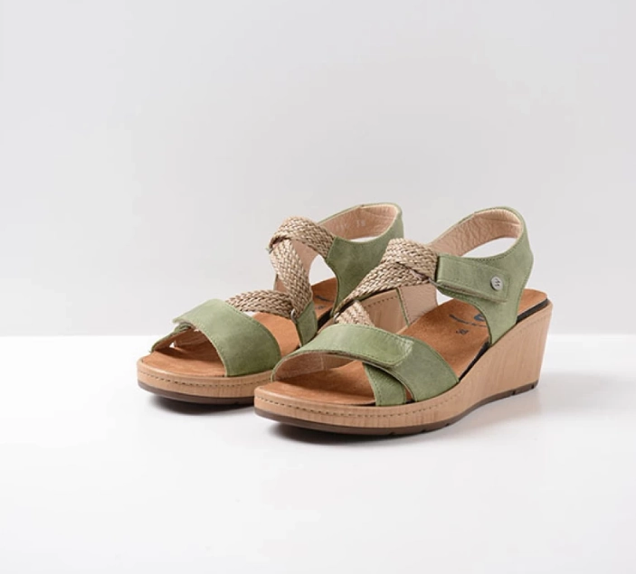 Chic Street Women's La Jolla Sandals in Via Olive