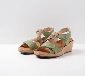 Chic Street Women's La Jolla Sandals in Via Olive