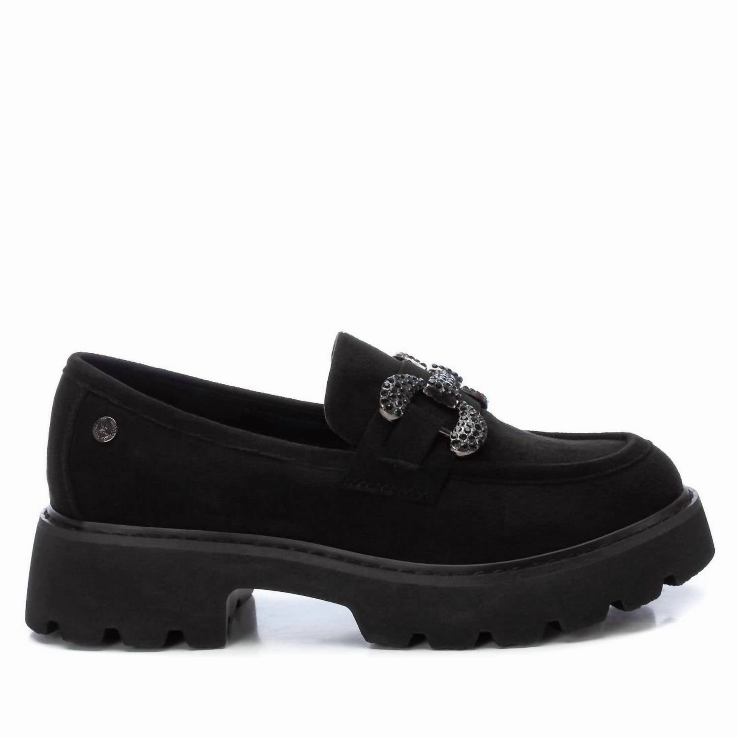 Comfortable Padding Cool Stride Women's Moccasins Shoes In Black