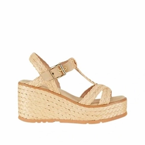 Women's Panna Wedges In Light Nude Shiny Edge