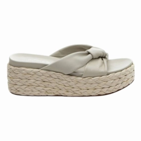 Height Frame Leg Focus Women's Quail Wedge In Bone Leather