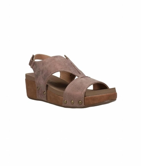 Women's Refreshing Wedge Sandal In Bronze Casual Fit Foot Softness