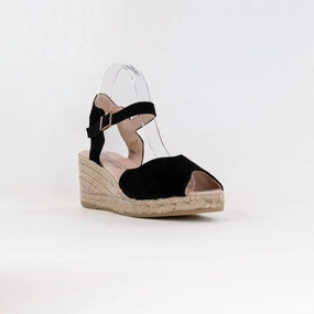 Walk Style Refined touch Women's Roundy Sandal In Black