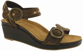 Women's Seight Wedge Sandal In Bronze Sure grip