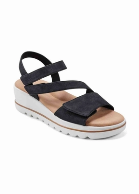 Weather Fit Women's Shirley Sandals In Black