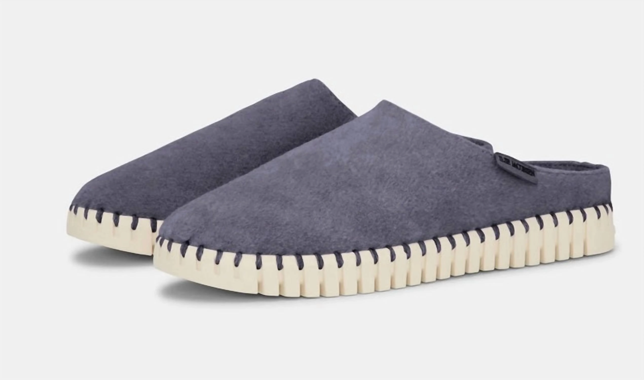 Women's Slip On Espadrille Flats In Midnight Blue Balanced Build