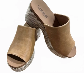 Season Free Posture Boost Women's Totally Taupe Wedge Sandal In Brown