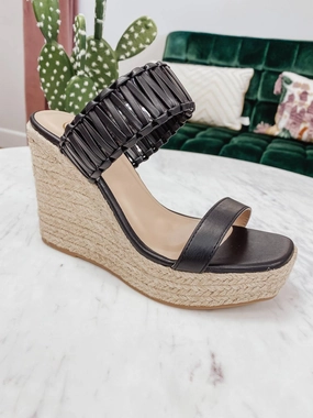 Women's Tulum Wedge In Black City Grip