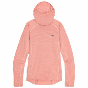 Gallery Shock Absorbent Padding Women's Vigor Grid Fleece Pullover Hoodie