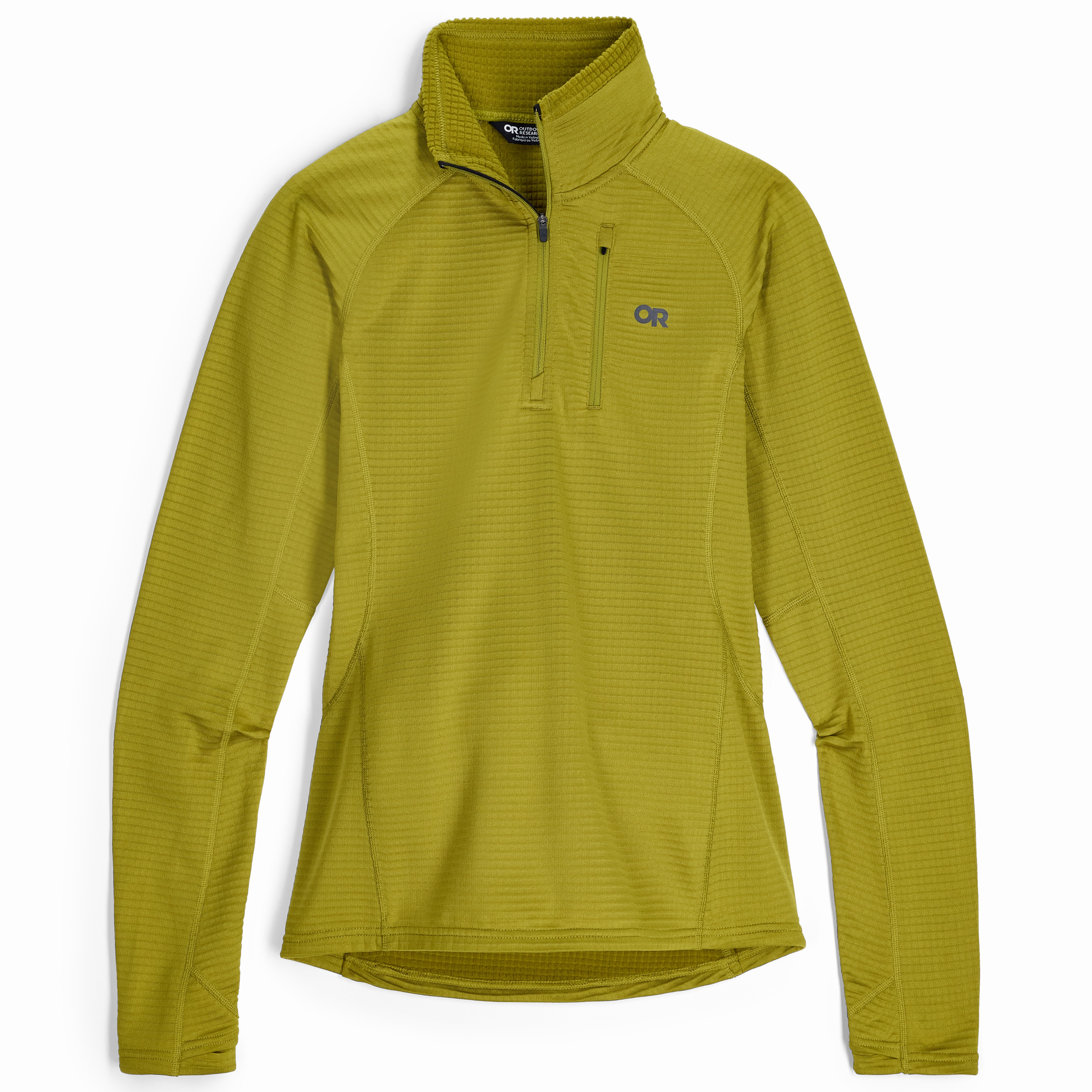 Urban Fit Christmas Women's Vigor Grid Fleece Quarter Zip