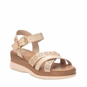Women's Wedge Sandals In Ice Sleek Fit Dance Fit