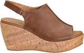 Street Style Women's Weekend Plans Wedge Sandals In Brown