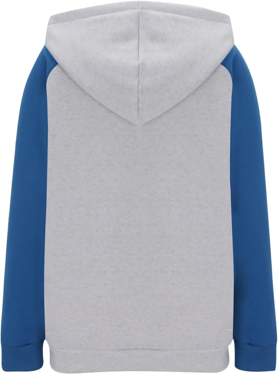 Womens 1/4 Zipper Hoodies Sweatshirts Long Sleeve Color Block Hooded Tops Casual Comfy Sweatshirt with Pocket