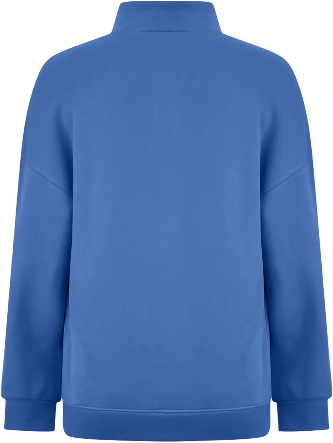 Womens 2025 Fashion Sweatshirts Oversized Half Zip Pocket Sweatshirt Casual Long Sleeve Pullover Tops