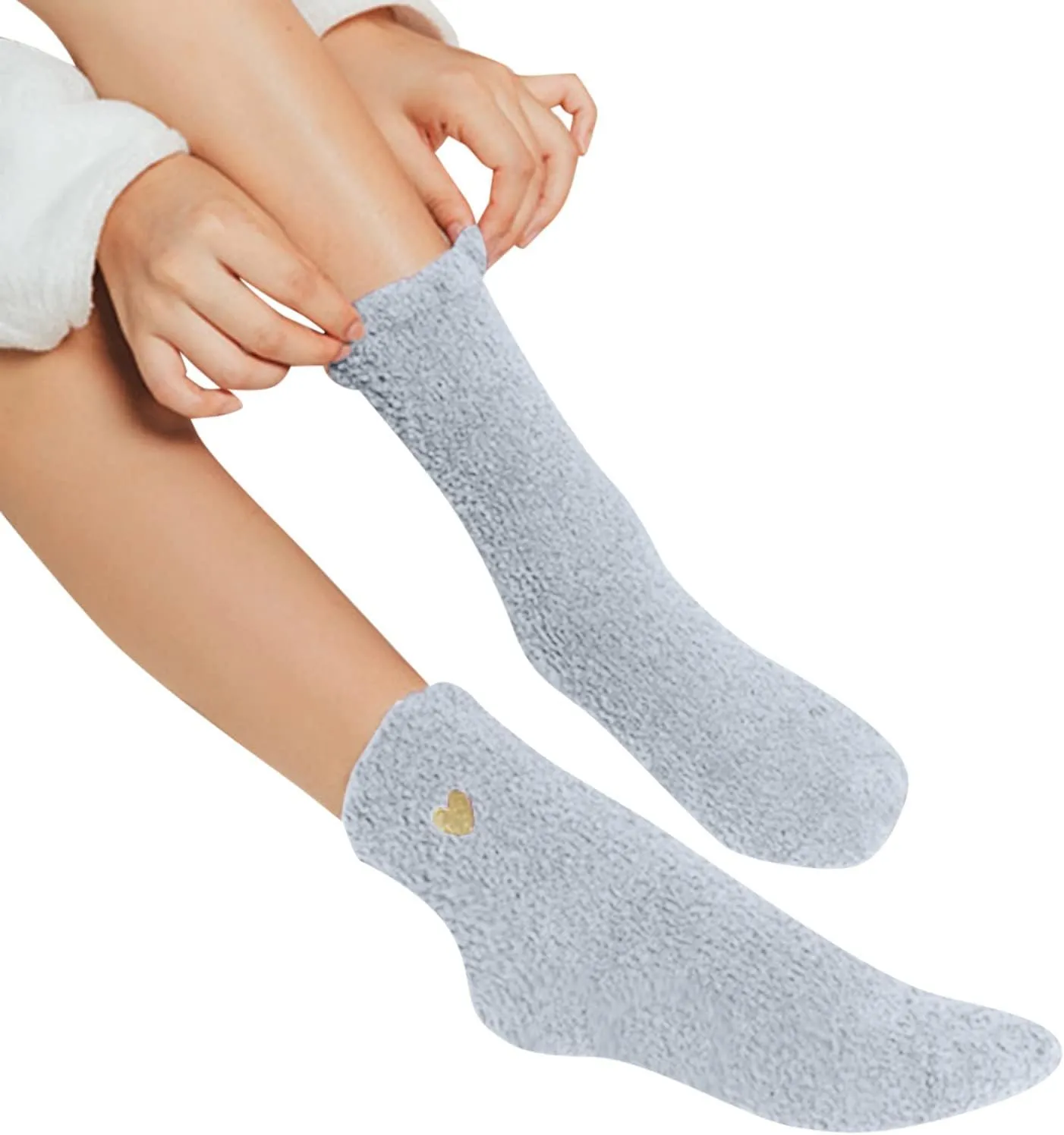 Women's and Men Heated Socks Basics Embroidered Support No Show Thick Sports Non Slip Socks Compression Socks Warm