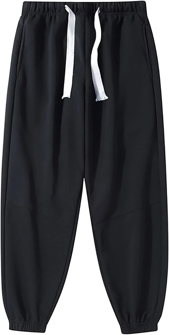 Womens Baggy Cargo Sweatpants Oversized Joggers Fall Fashion Outfits Y2k Clothes 2024 with Pockets Cinch Bottom