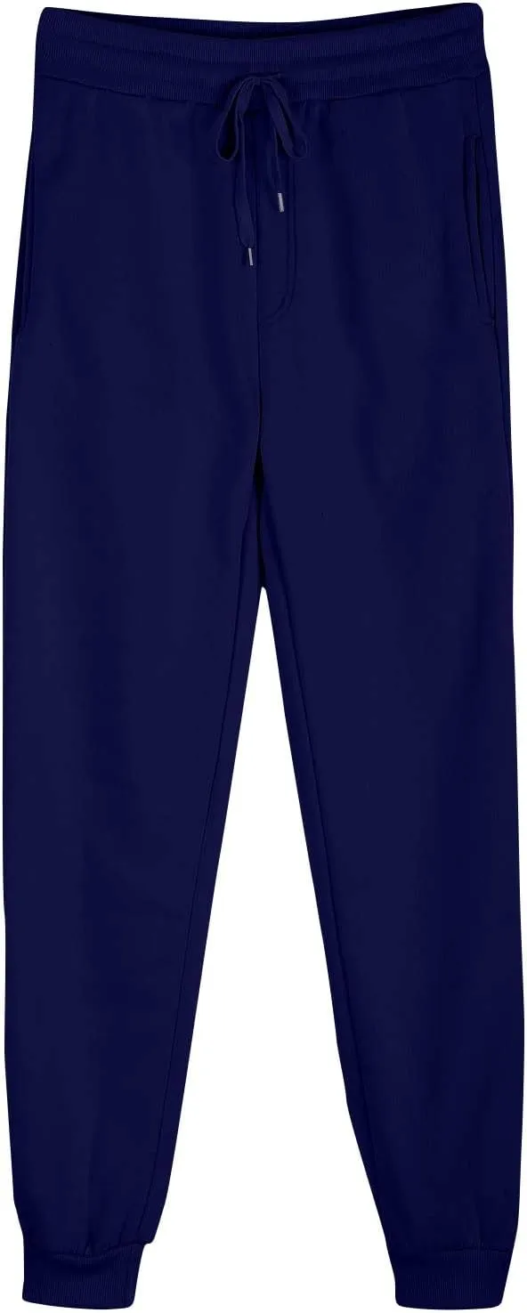 Women's Baggy Fleece Cargo Sweatpants Casual High Waisted Drawstring Joggers Fitted Sweat Pants Trousers with Pockets