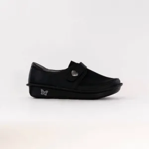 Shockproof Heel Comfortable Women's Brenna Loafers In Oiled Black