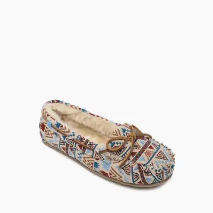Breathable Style Venetian Style Women's Cally Low Moccasin In Cream Mosaic
