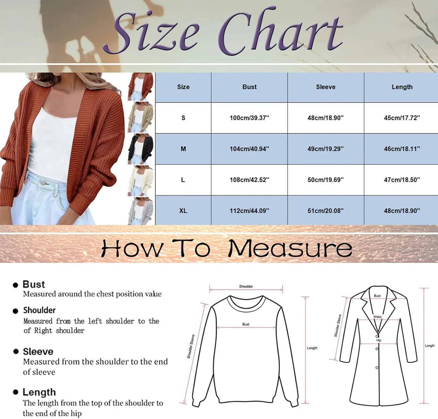 Womens Cardigan Cropped, Cable Knit Chunky Sweater Long Sleeve Open Front Shrugs Sweater Coats Halloween Outerwear Coat