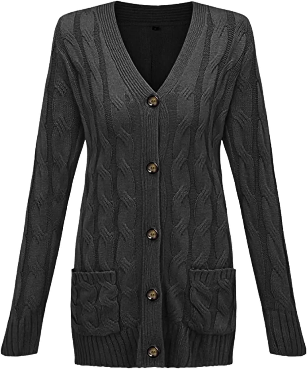 Women's Cardigans Long Oversized Cardigan Sweaters Fall Winter Warm Chunky Cable Knit Sweaters Pullover