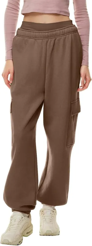 Womens Cargo Sweatpants Casual Baggy Fleece High Waisted Joggers Pants Oversized Fashion Outfits Y2k Clothes 2024