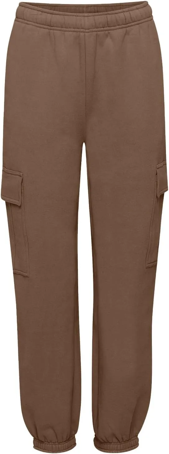 Womens Cargo Sweatpants Casual Baggy Fleece High Waisted Joggers Pants Oversized Fashion Outfits Y2k Clothes 2024