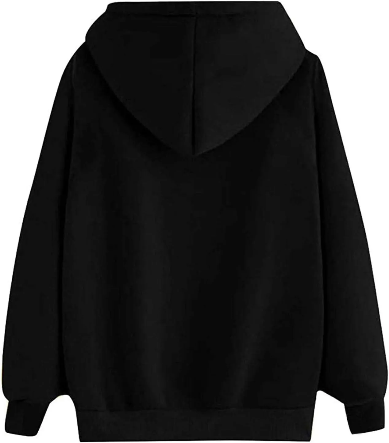 Women's Casual Hoodies Crewneck Sweatshirt 2024 Print Heart Long Sleeve Sweater Pullover Fall Outfits with Pocket