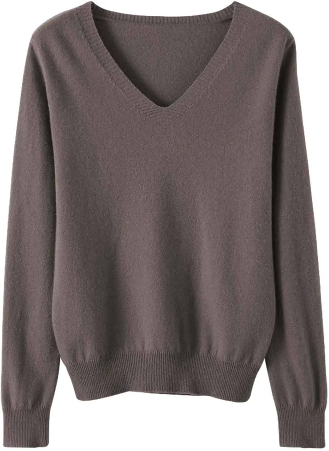 Womens Cotton Wool Base Layer Shirts Casual Basic Crew Neck Knit Sweaters Long Sleeve Winter Thermal Pullover Tops