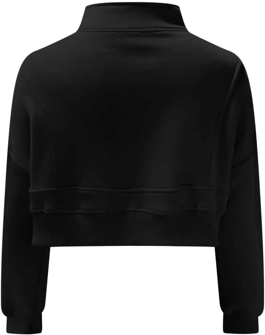 Women's Cropped Sweatshrits Thumb Hole Zip Up Pullover Sweatshirt Long Sleeve Workout Tops Y2k Cropped Sweatshirt