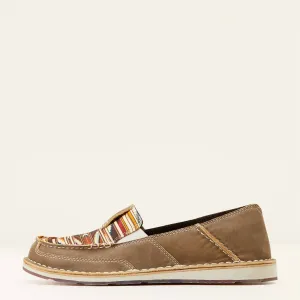 Women's Cruiser Chimayo Loafer - Medium In Brown Bomber Soft Leather Slip-ons