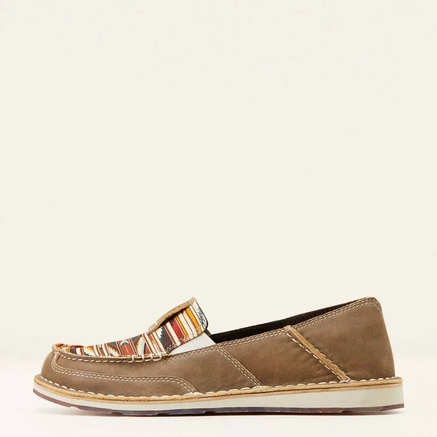 Women's Cruiser Chimayo Loafer - Medium In Brown Bomber Soft Leather Slip-ons