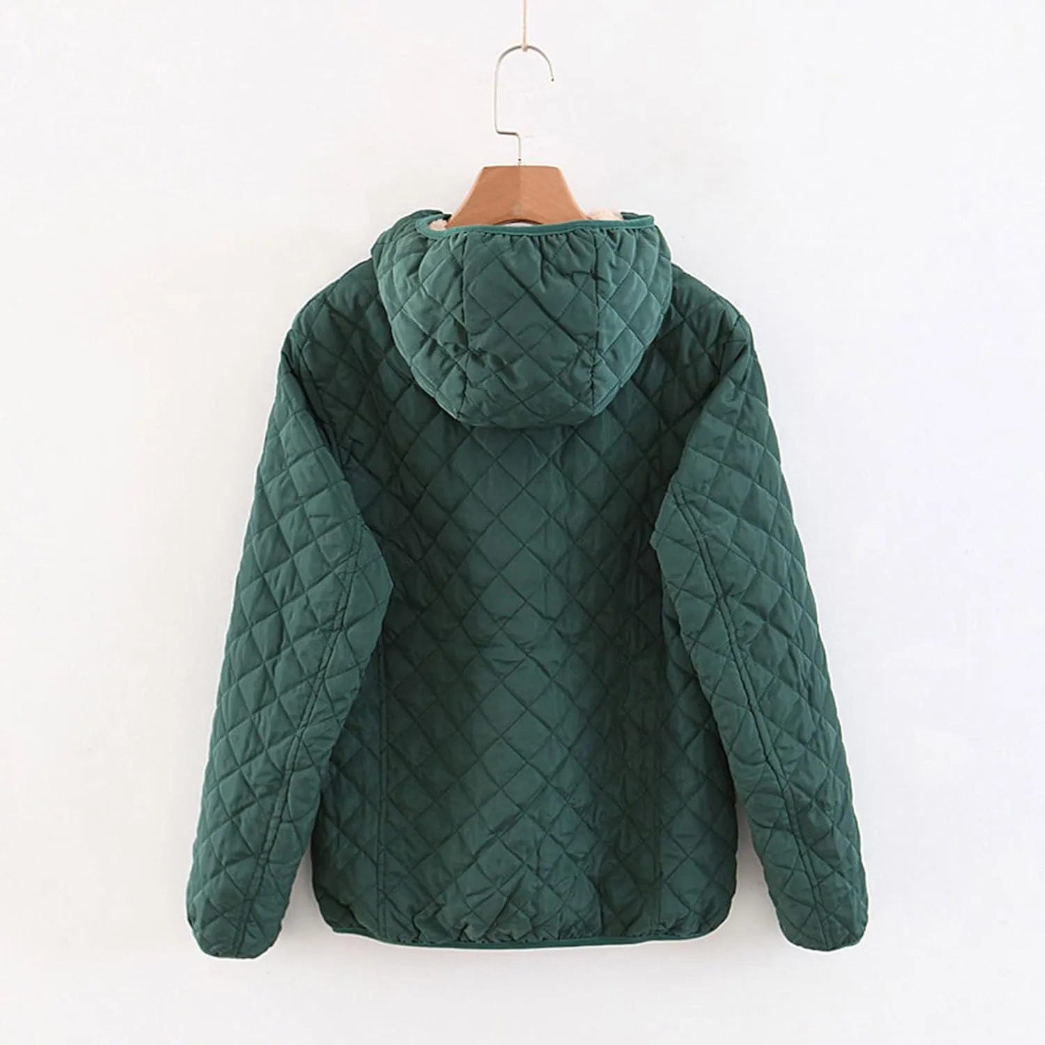 Women'S Down Jackets & Parkas Reversible Jacket Women Corduroy Puffer Jacket Women Knee Length Coats For Women