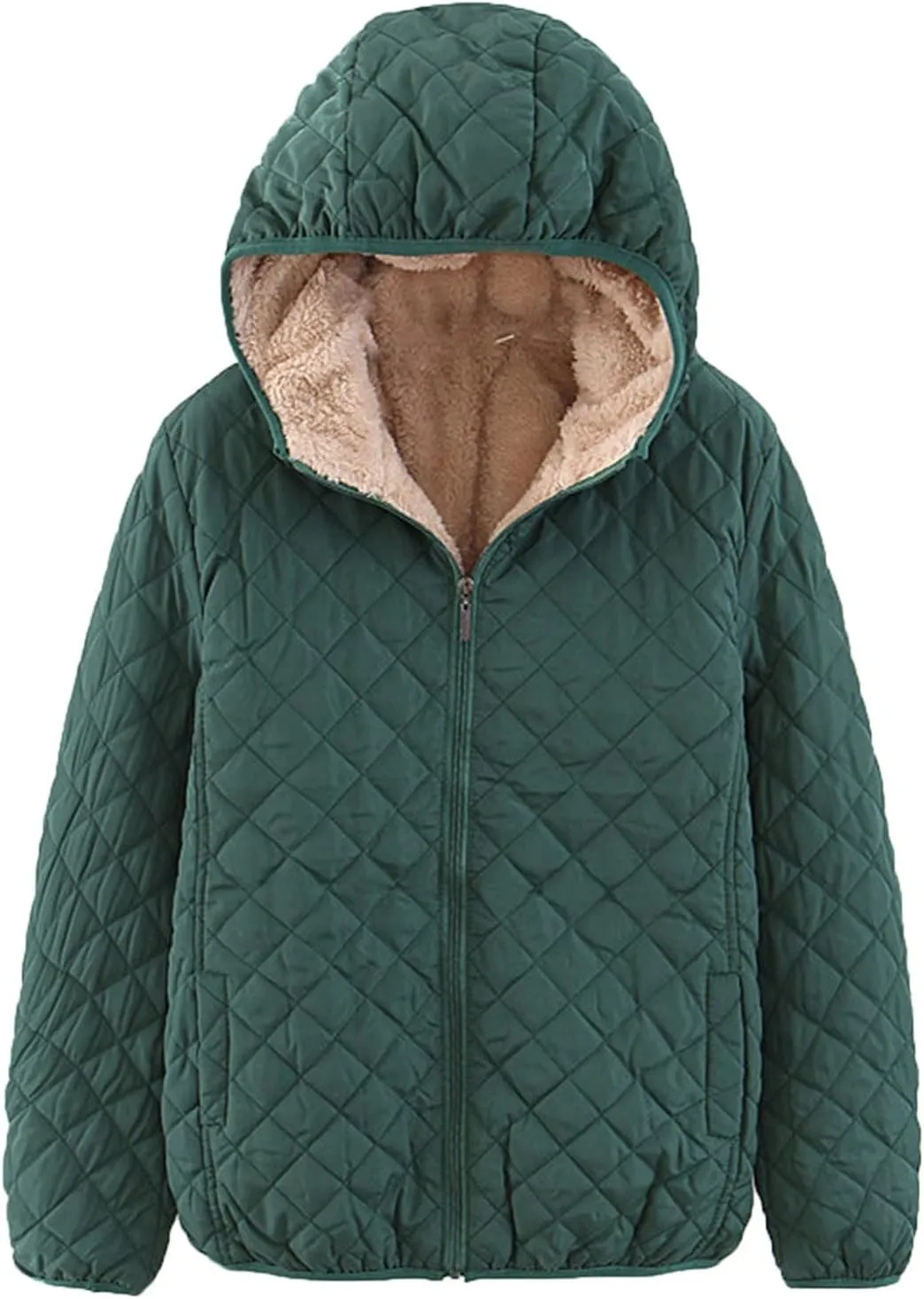 Women'S Down Jackets & Parkas Reversible Jacket Women Corduroy Puffer Jacket Women Knee Length Coats For Women