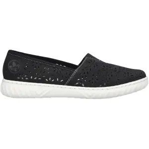 Trail Walks Women's Edna 55 Synthetic Slip On Shoes In Black