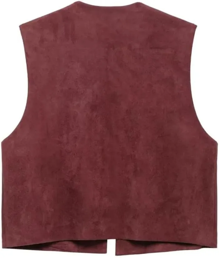 Women's Embroidered Sleeveless Vest