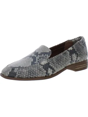 Weekend Fair Womens Faux Leather Flat Loafers