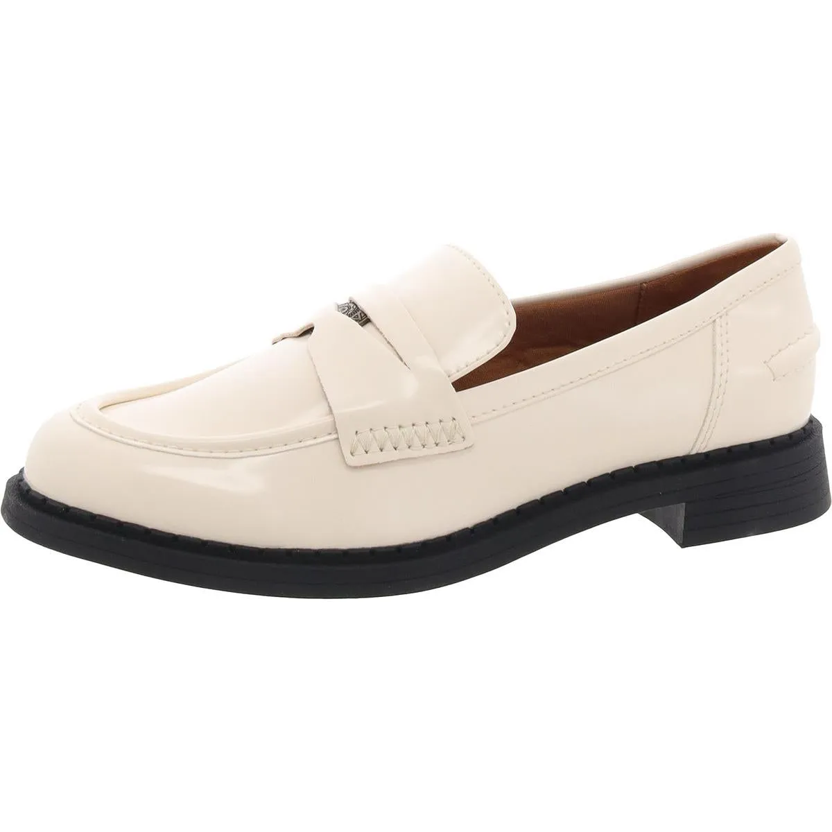 Hold Firm Arch Fit Womens Faux Leather Penny Loafers