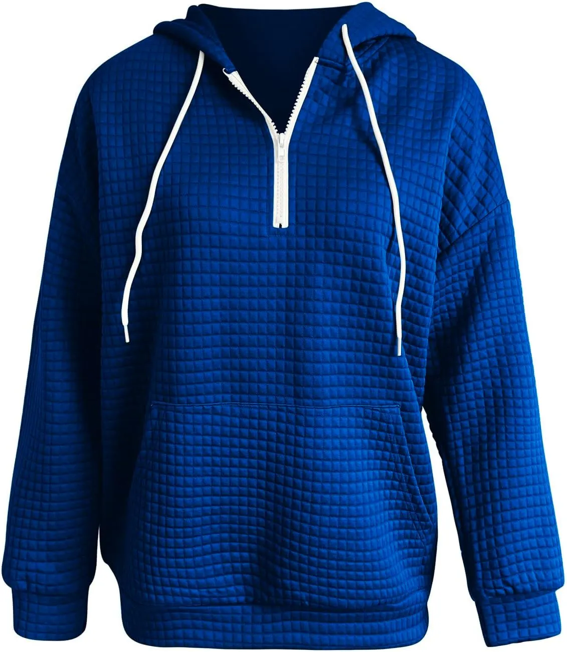 Womens Half Zip Sweatshirts Cropped Hoodies Fleece Quarter Zip Up Pullover Sweaters 2023 Winter Fall Outfits