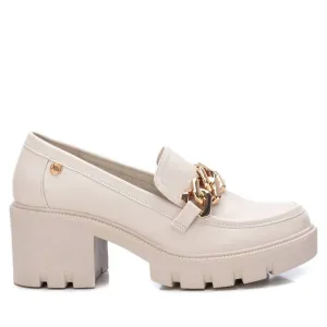 Easy Slip Urban Dash Women's Heeled Moccasins In Light Beige
