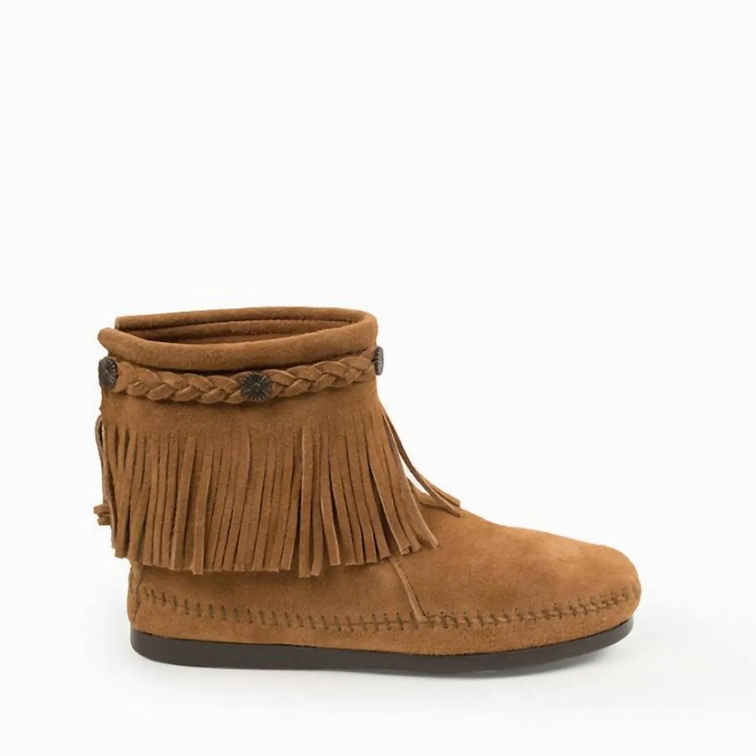Office Day Women's High Top Back Zip Moccasin Boot In Taupe