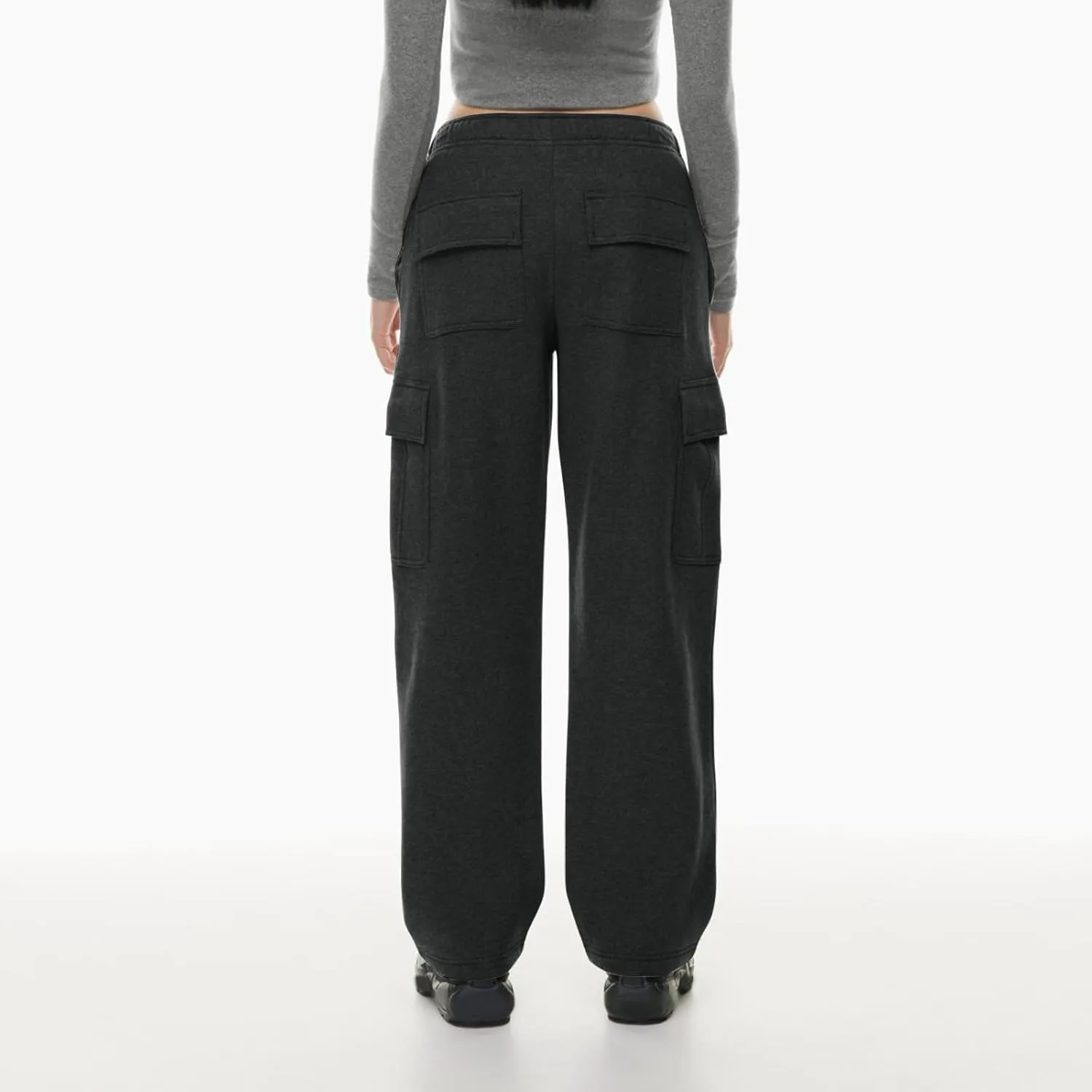 Womens High Waisted Joggers with Pockets Baggy Cinch Bottom Sweatpants 2024 Trendy Drawstring Joggers Clothes Outfits